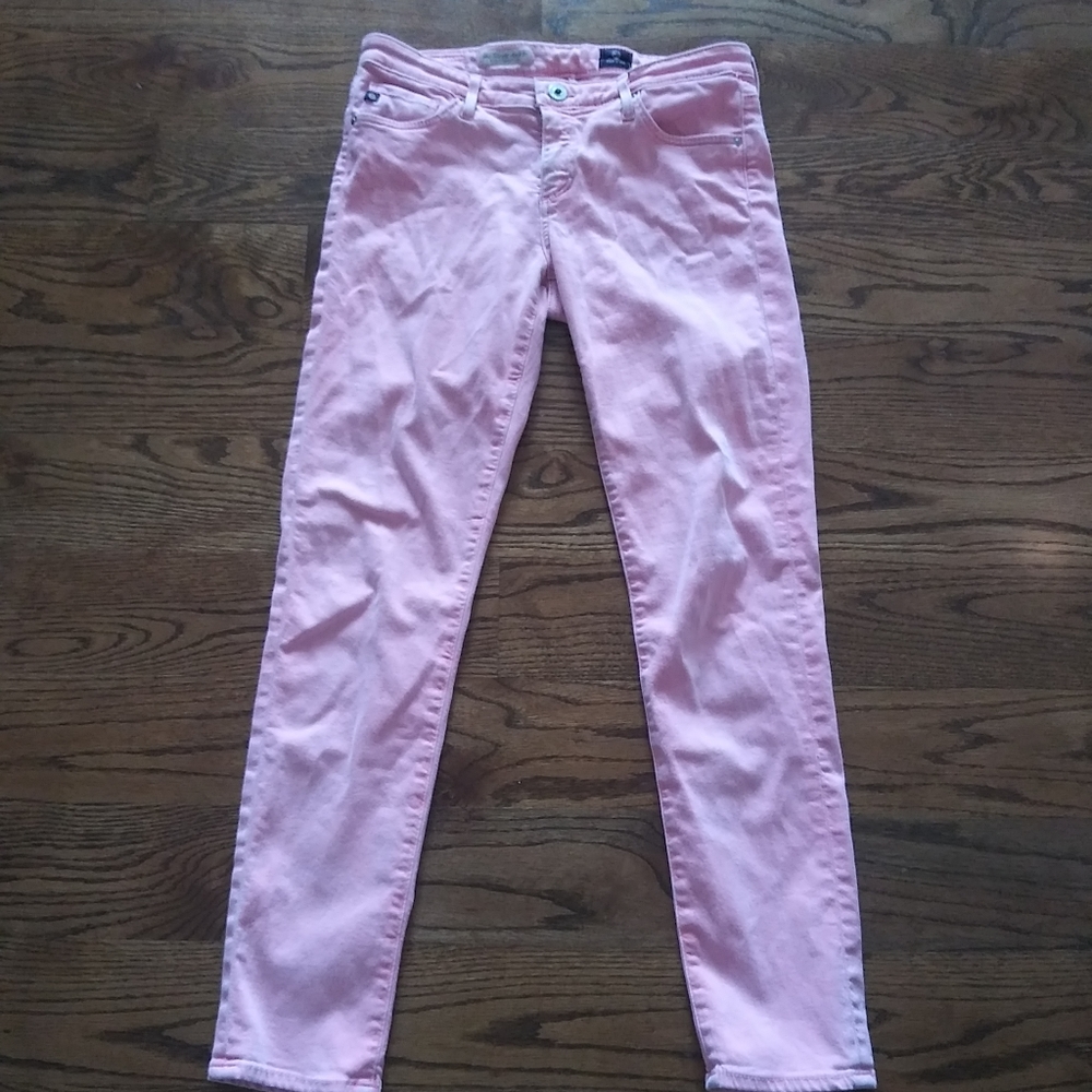 Adriano Goldschmied Jeans Pink Stevie Ankle Slim